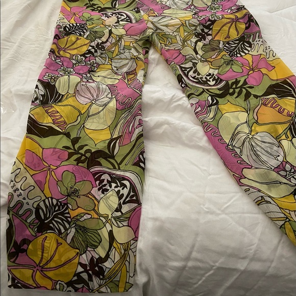 Boho Pants scarf style tie waist , swim cover up. Boutique - Picture 3 of 7